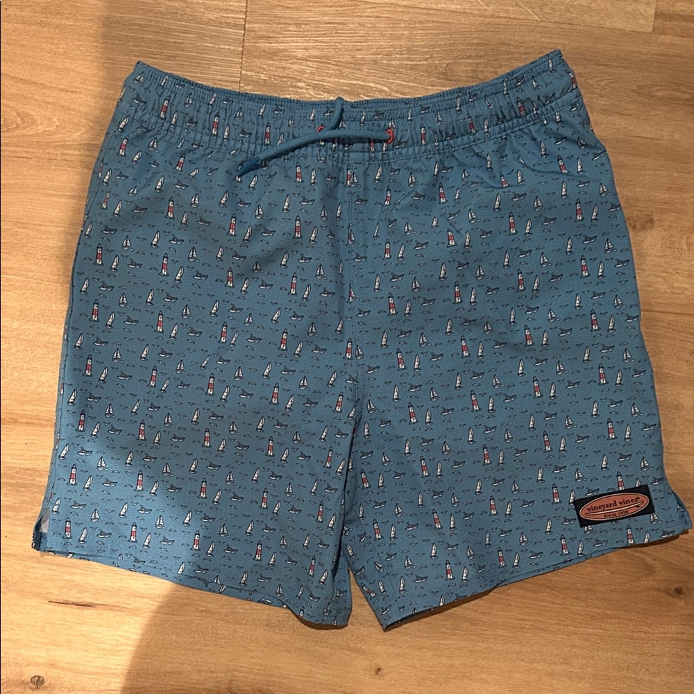 Vinyard Vines Blue Swim Shorts for Kids